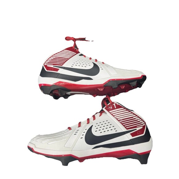 Nike Force Savage Pro 3 Football Cleats Mens 16 White Red Black BNIB